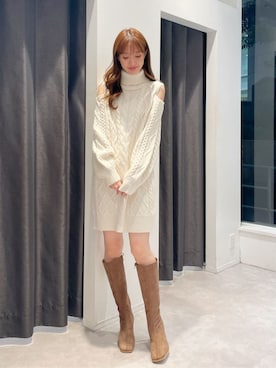 長澤 実果さん（レディース・160cm）の秋コーディネート