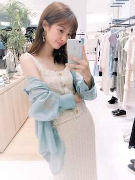 長澤 実果さん（レディース・160cm）の夏コーディネート