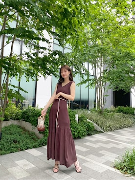 長澤 実果さん（レディース・160cm）の夏コーディネート