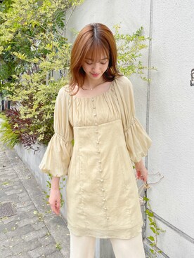 長澤 実果さん（レディース・160cm）の春コーディネート