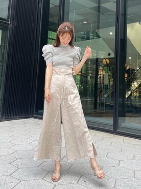 長澤 実果さん（レディース・160cm）の夏コーディネート