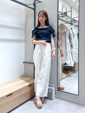 長澤 実果さん(レディース・160cm)の夏コーディネート