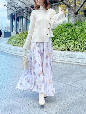 長澤 実果さん（レディース・160cm）の冬コーディネート