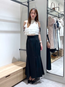 長澤 実果さん（レディース・160cm）の夏コーディネート