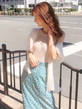 長澤 実果さん（レディース・160cm）の春コーディネート