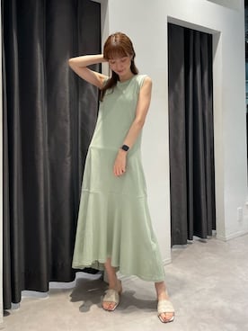 長澤 実果さん（レディース・160cm）の夏コーディネート