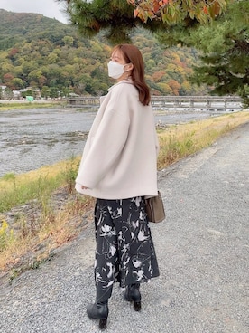 長澤 実果さん（レディース・160cm）の秋コーディネート