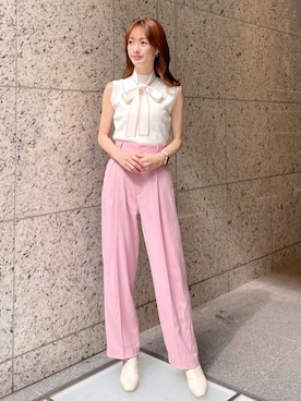 長澤 実果さん（レディース・160cm）の春コーディネート