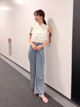 長澤 実果さん(レディース・160cm)の夏コーディネート