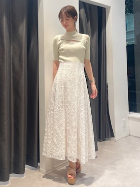 長澤 実果さん（レディース・160cm）の春コーディネート