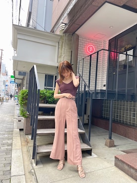 長澤 実果さん（レディース・160cm）の春コーディネート