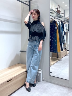 長澤 実果さん(レディース・160cm)の夏コーディネート