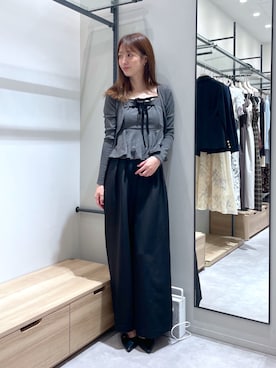 長澤 実果さん(レディース・160cm)の秋コーディネート