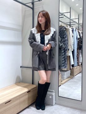 長澤 実果さん（レディース・160cm）の秋コーディネート