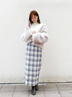 長澤 実果さん（レディース・160cm）の秋コーディネート