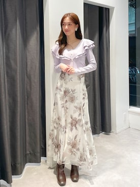 長澤 実果さん（レディース・160cm）の冬コーディネート