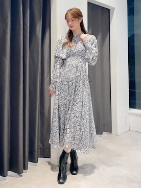 長澤 実果さん（レディース・160cm）の冬コーディネート