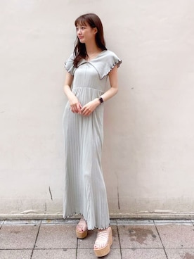 長澤 実果さん（レディース・160cm）の夏コーディネート