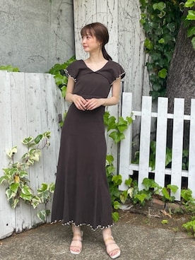 長澤 実果さん（レディース・160cm）の夏コーディネート