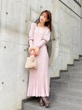 長澤 実果さん（レディース・160cm）の秋コーディネート