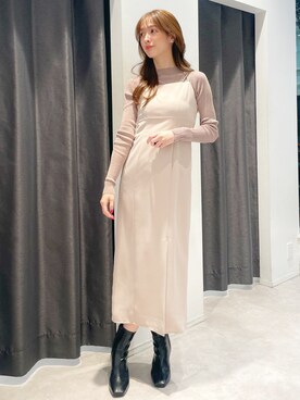 長澤 実果さん(レディース・160cm)の冬コーディネート