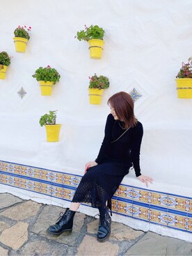 長澤 実果さん(レディース・160cm)の春コーディネート