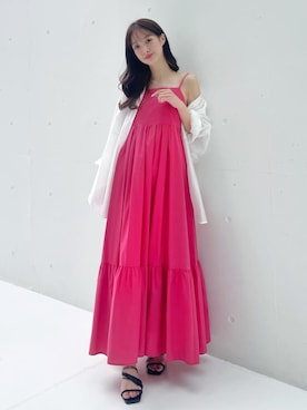 長澤 実果さん（レディース・160cm）の夏コーディネート