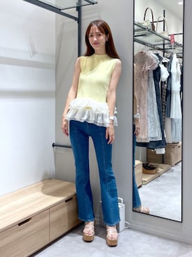 長澤 実果さん(レディース・160cm)の夏コーディネート