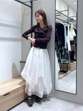 長澤 実果さん(レディース・160cm)の秋コーディネート