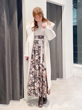 長澤 実果さん（レディース・160cm）の秋コーディネート