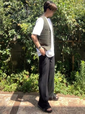 「アイテム（デジタル腕時計）」を使った、かずや🟢【相互フォロー】さん（メンズ・171cm・10代）の夏コーディネート