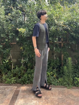 「アイテム（デジタル腕時計）」を使った、かずや🟢【相互フォロー】さん（メンズ・171cm・10代）の夏コーディネート