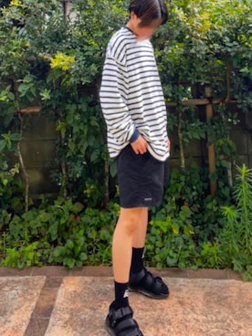 「ADER（アデル）のアイテム」を使った、かずや🟢【相互フォロー】さん（メンズ・171cm）の夏コーディネート