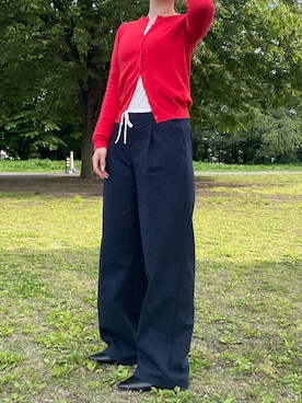「EVOL（イーボル）のアイテム」を使った、はるさん（レディース・165cm）の春コーディネート