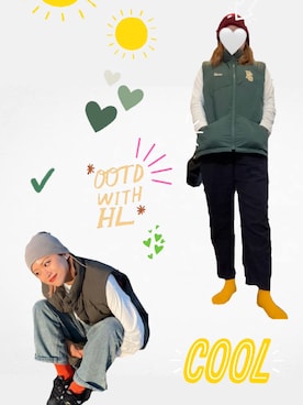 「studio CLIP（スタディオクリップ）のアイテム」を使った、miki ❤︎さん（レディース・162cm）の冬コーディネート