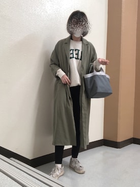 「RAY CASSIN（レイカズン）のアイテム（その他アウター）」を使った、Masasamasaさん（レディース・160cm）の春コーディネート