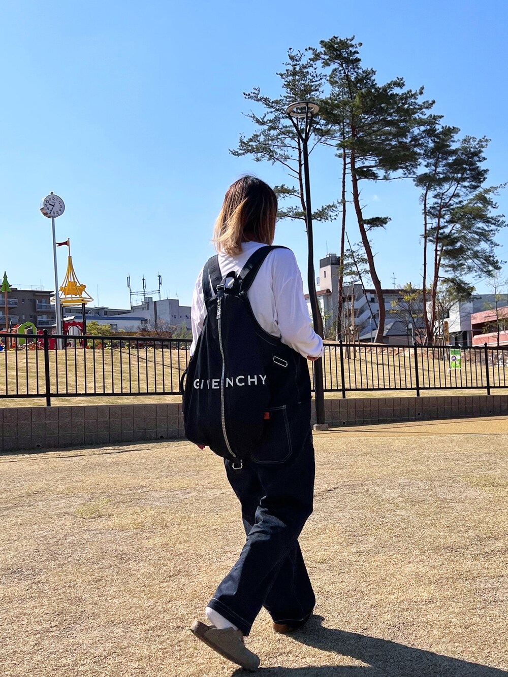 カレンソロジー　UNIVERSAL OVERALL 別注デニムオーバーオール UNIVERSAL OVERALL（ユニバーサルオーバーオール）の