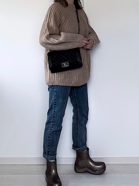「ANT（アント）のアイテム」を使った、eriiicaさん（レディース・158cm）の冬コーディネート