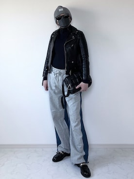 「Acne Studios（アクネストゥディオズ）のアイテム（ニットキャップ/ビーニー）」を使った、eriiicaさん（レディース・158cm）の冬コーディネート