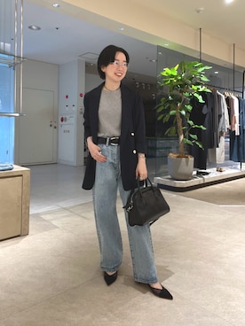 「アイテム（テーラードジャケット）」を使った、☺︎いこまい☺︎さん（レディース・153cm）の夏コーディネート