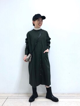 「RIVEDROITE」｜「アイテム（その他アウター）」を使った、☺︎いこまい☺︎さん（レディース・153cm）の秋コーディネート
