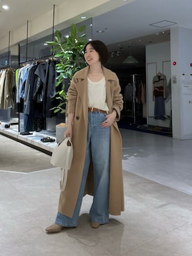 「アイテム（その他アウター）」を使った、☺︎いこまい☺︎さん（レディース・153cm）の秋コーディネート