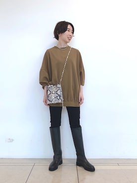 「pelleterno（ペレテルノ）のアイテム（ブーツ）」を使った、☺︎いこまい☺︎さん（レディース・153cm）の夏コーディネート