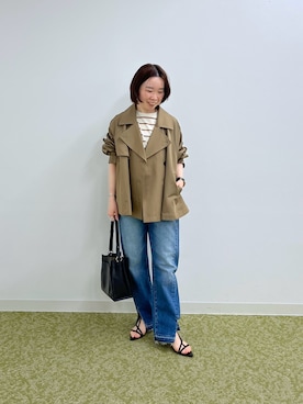 「RIVE DROITE（リヴドロワ）のアイテム」を使った、☺︎いこまい☺︎さん（レディース・153cm）の冬コーディネート