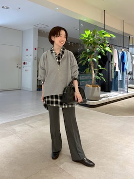 「アイテム（チョーカー）」を使った、☺︎いこまい☺︎さん（レディース・153cm）の秋コーディネート