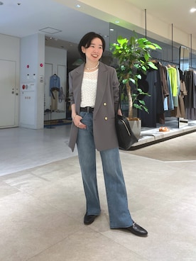 「アイテム（チョーカー）」を使った、☺︎いこまい☺︎さん（レディース・153cm）の秋コーディネート