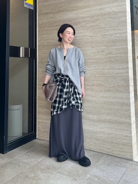 「アイテム（チョーカー）」を使った、☺︎いこまい☺︎さん（レディース・153cm）の夏コーディネート