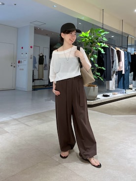 「アイテム（トートバッグ）」を使った、☺︎いこまい☺︎さん（骨格ストレート・レディース・153cm）の夏コーディネート