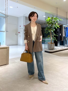 「アイテム（チョーカー）」を使った、☺︎いこまい☺︎さん（レディース・153cm）の秋コーディネート