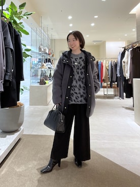 「冬の注目アウター」｜「アイテム（その他アウター）」を使った、☺︎いこまい☺︎さん（レディース・153cm）の秋コーディネート